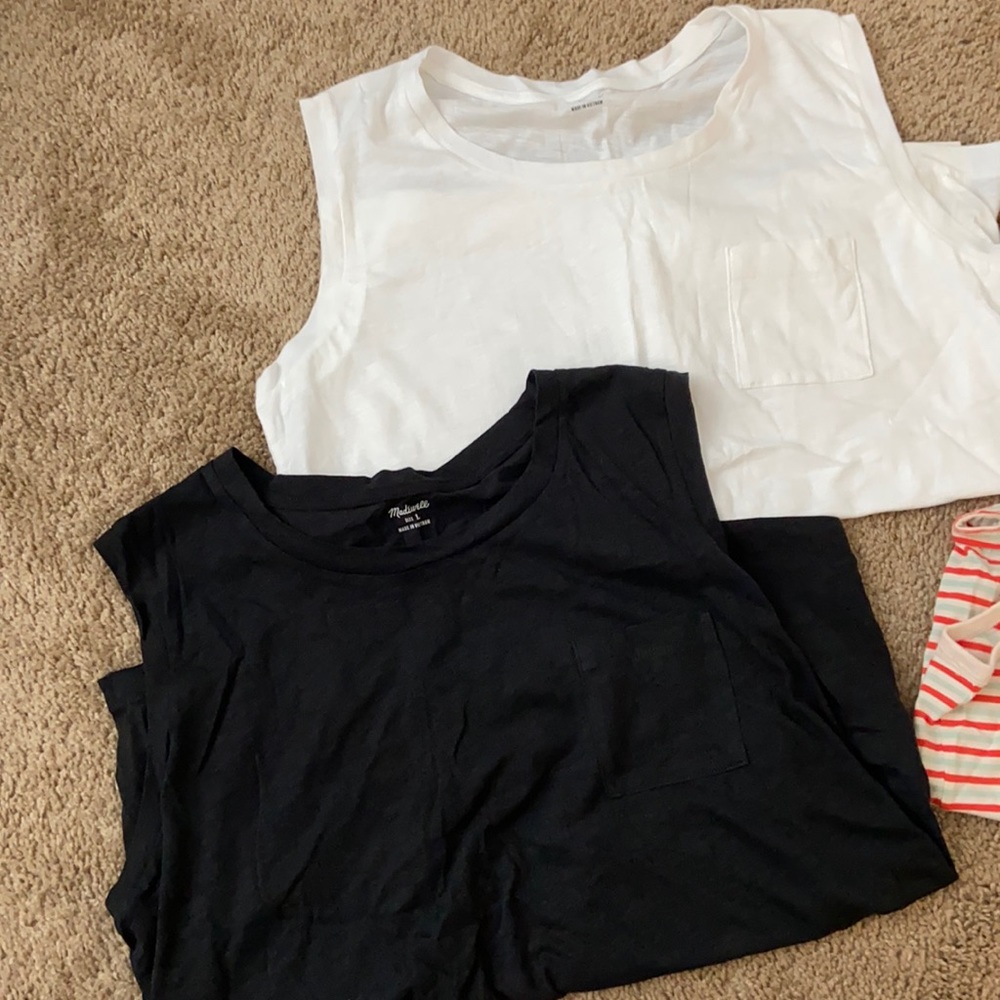 NWTs. Madewell brand tanks from Nordstrom Rack.
